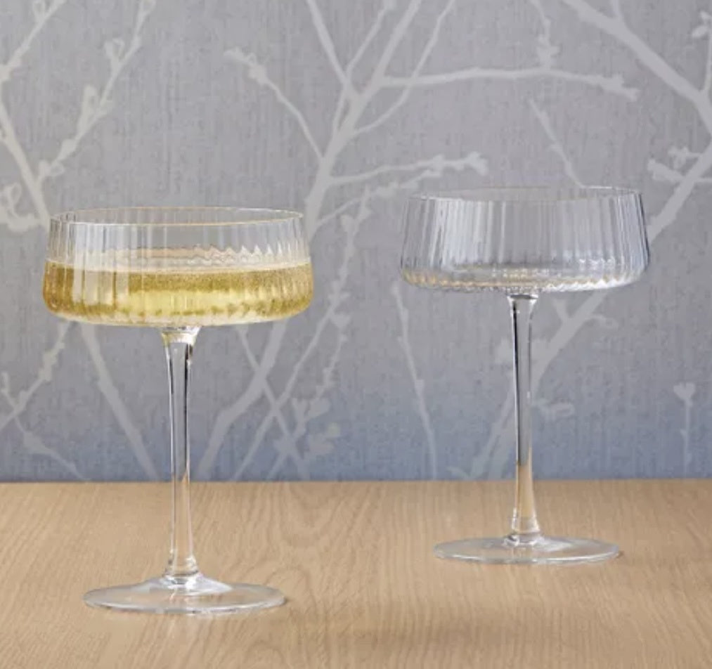 Empire Champagne Saucers