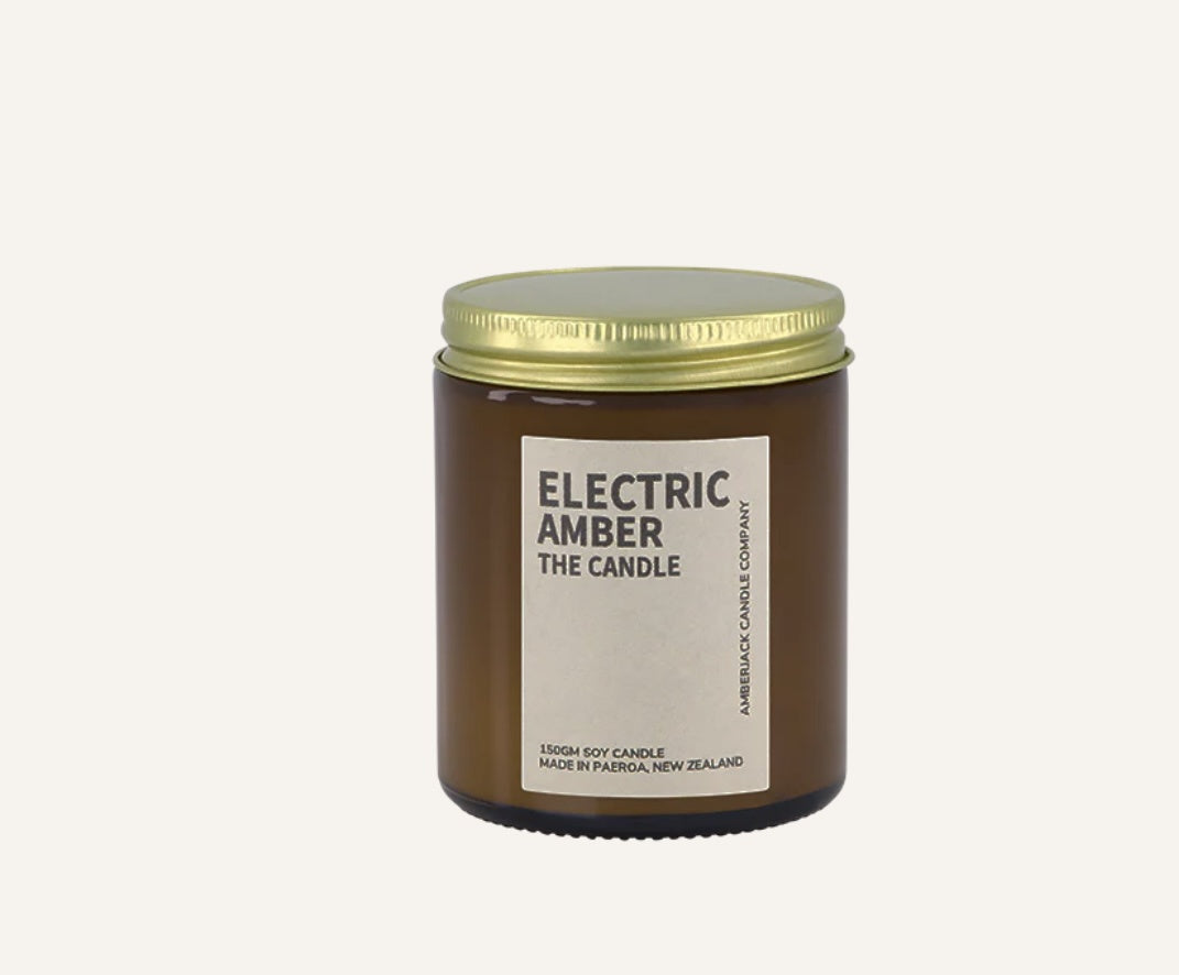 Electric Amber Candle