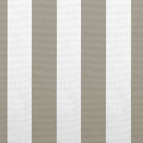 Amalfi Stripe Taupe Outdoor Fabric