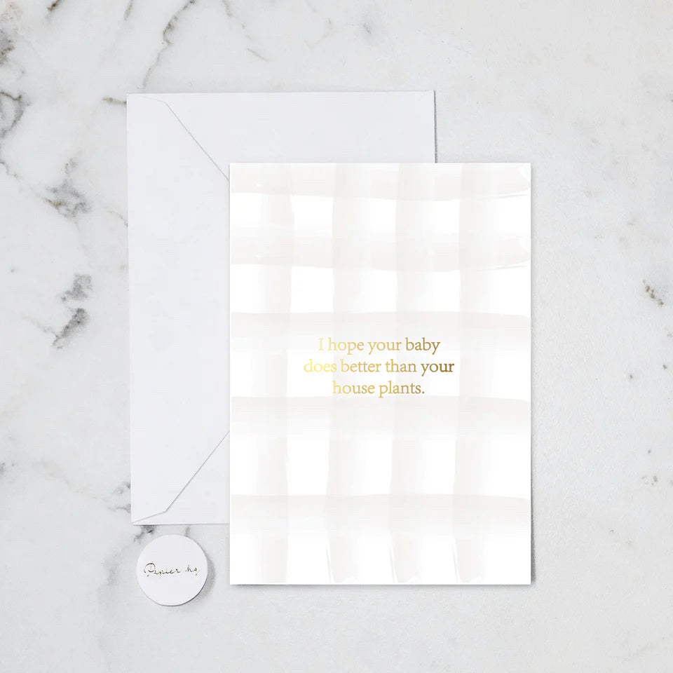 Better Than You're Plant Card