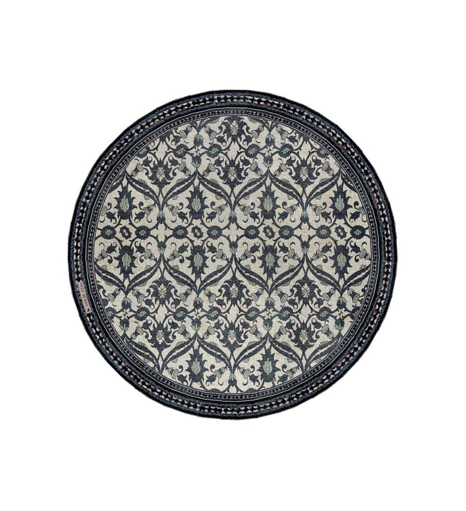 Bohemian Round Winter Placemat
