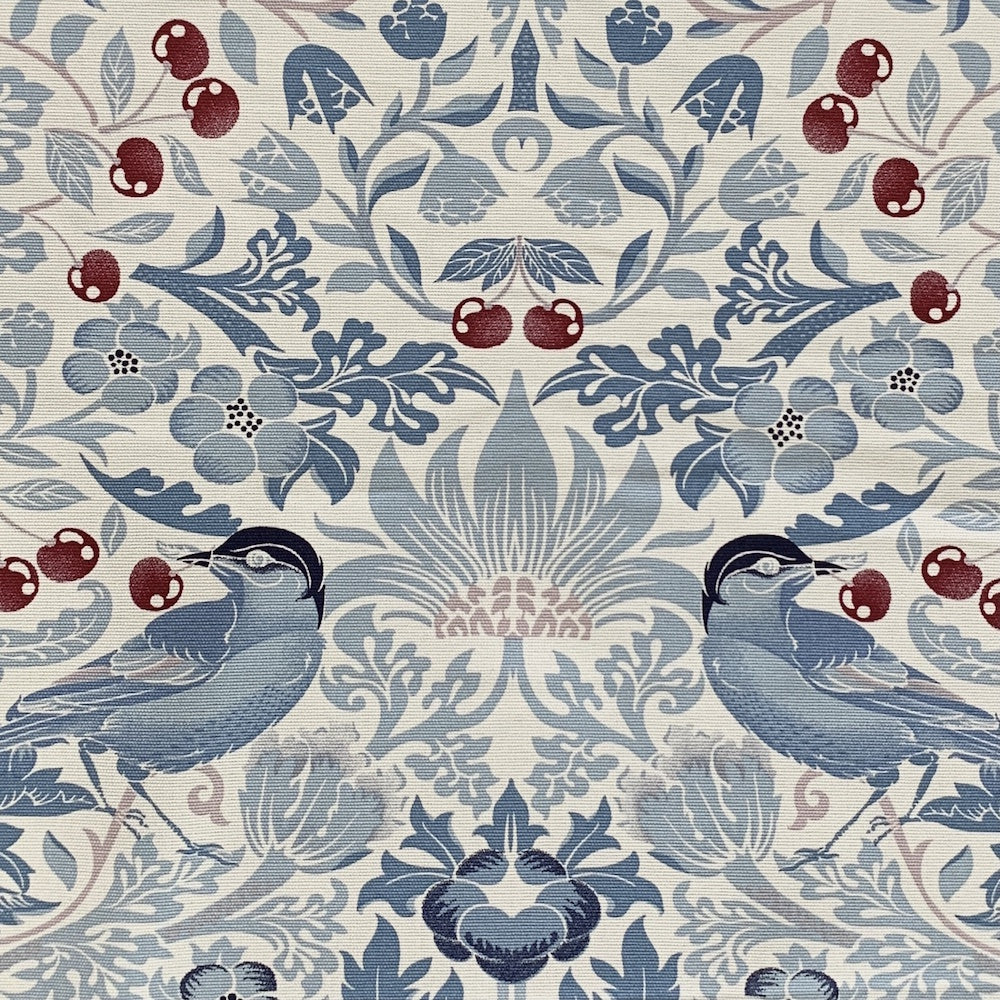 Cherry Thief Cerise Fabric