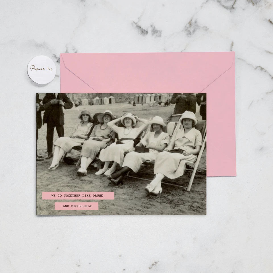 Drunk & Disorderly Card