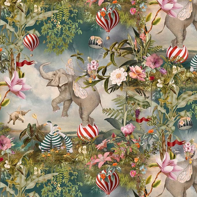 Dumboworld Velvet Fabric