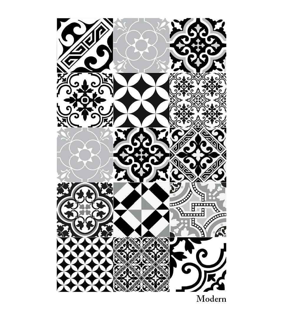 Eclectic Black & White MODERN 120 x 195