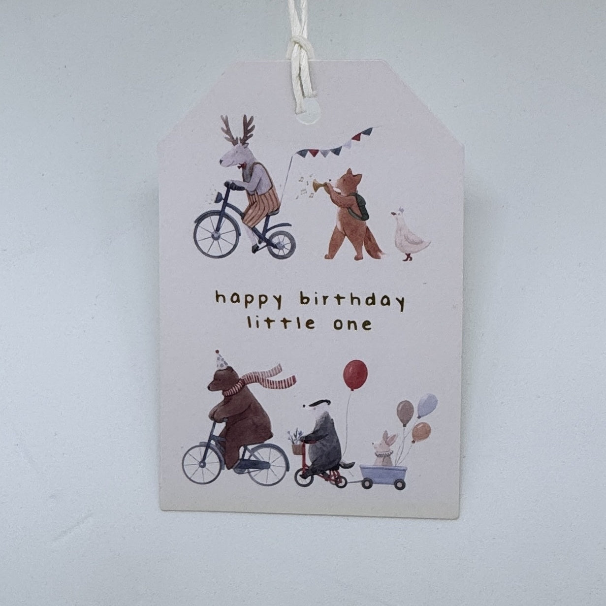 Happy Birthday Little One Gift Tag