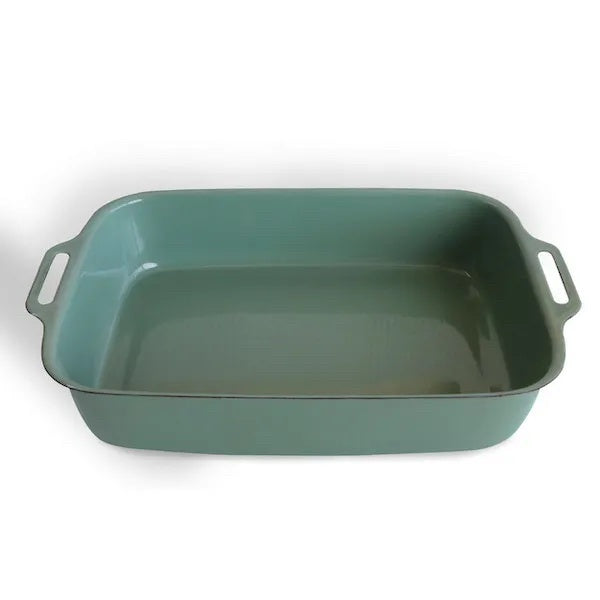Enamel Lasagne Pan - Tarragon