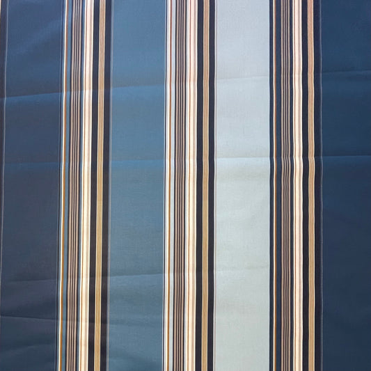 Enduite Med Stripe Blue Oilcloth