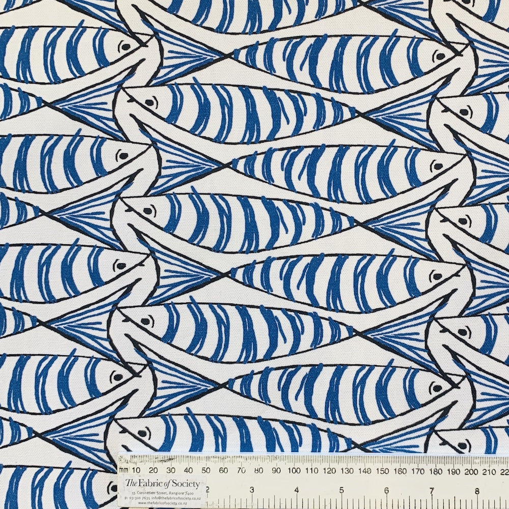 Santorini Blue Fabric