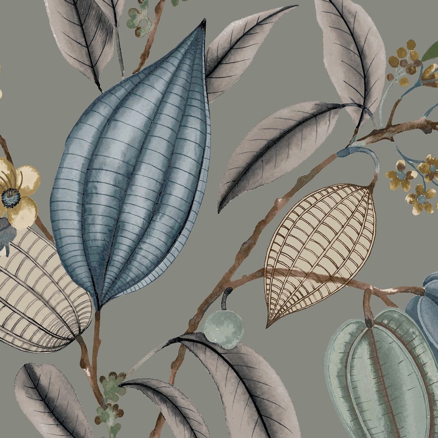 Seddon Blue Fabric