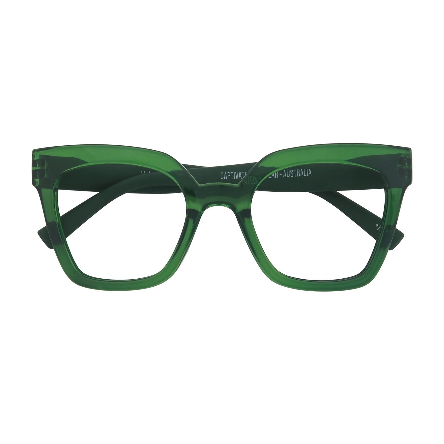 Valentina Green Reading Glasses