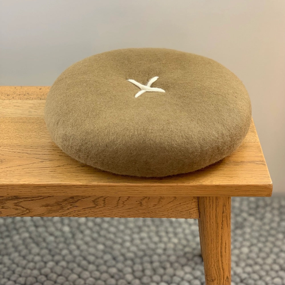 Button Cushion Olive