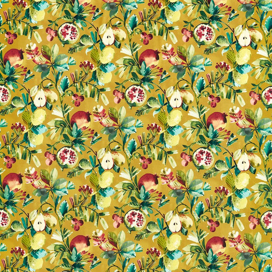 Felsted Ochre Velvet Fabric
