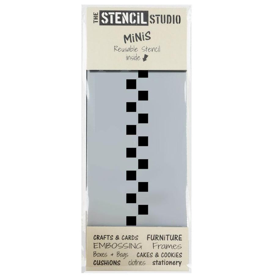 Checkers Board Mini Stencil