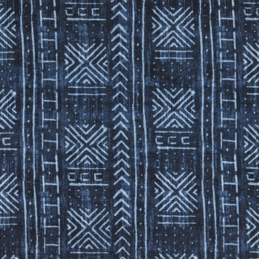 Bambara Blue Outdoor Fabric