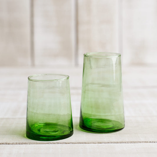 Beldi Wine Glass Champagne Green