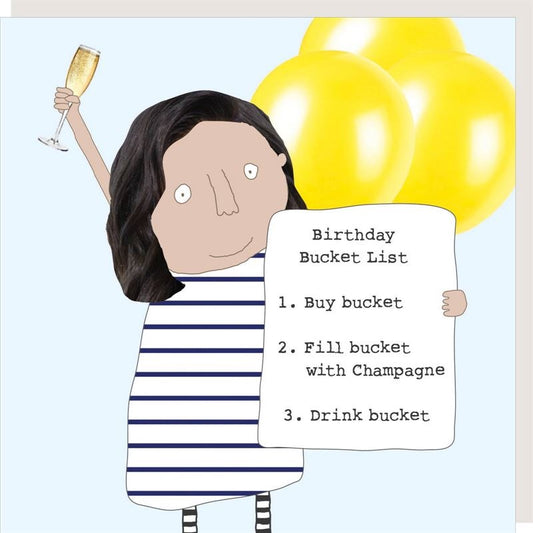 Bucket List Birthday Card