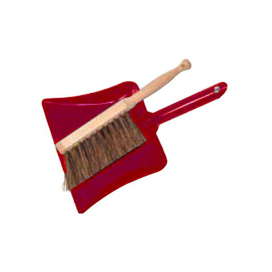 Kids Dustpan and Brush Red