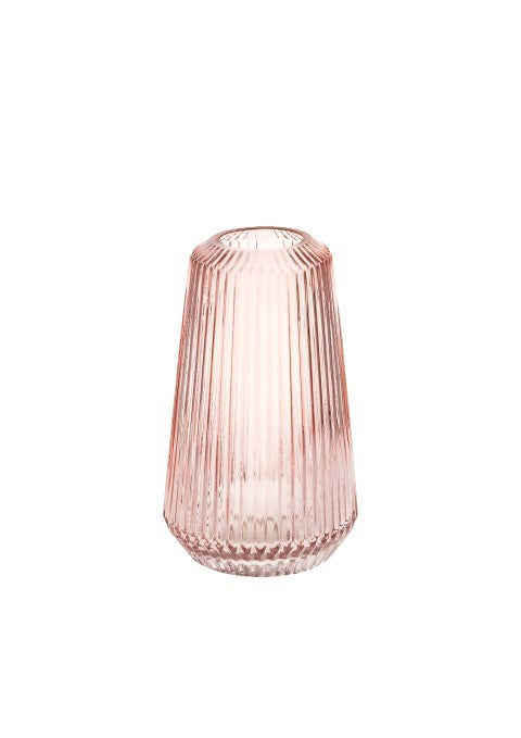 Nayan Glass Vase Blush SMALL