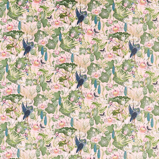 Waddington Blush Velvet Fabric