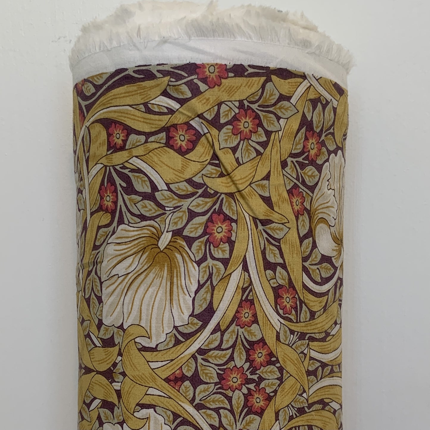 Poppies Mustard Fabric