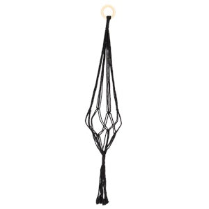 Macrame Polant Hanger Black