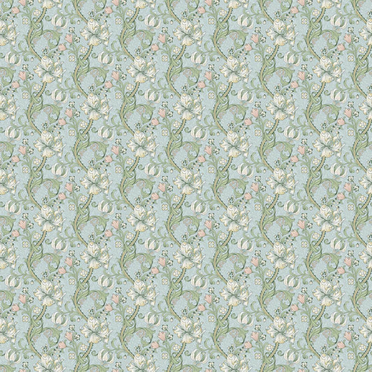 Lily Blue Matt Oilcloth