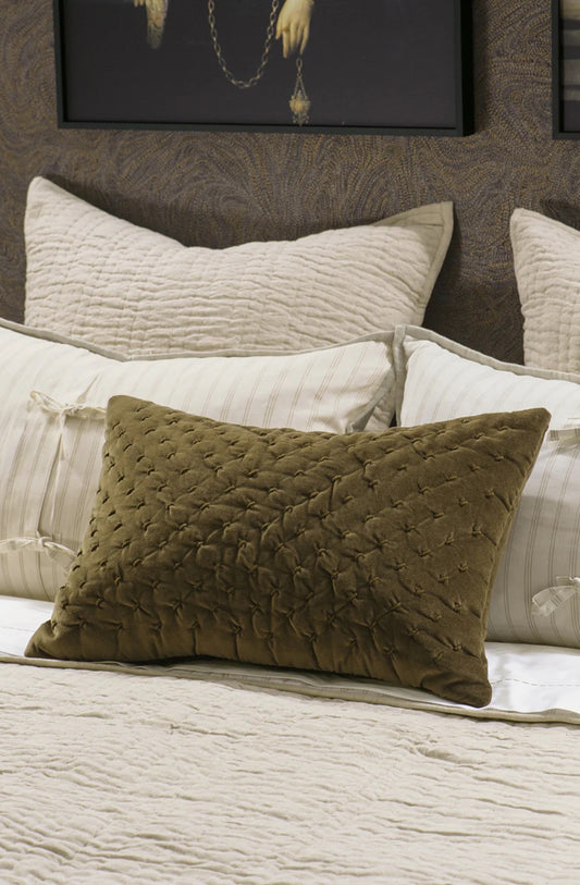 Mica Cushion - Deep Moss