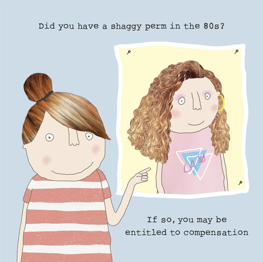 Shaggy Perm Card