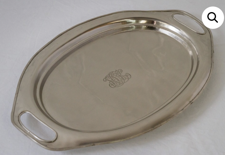 Pewter Plate Oval