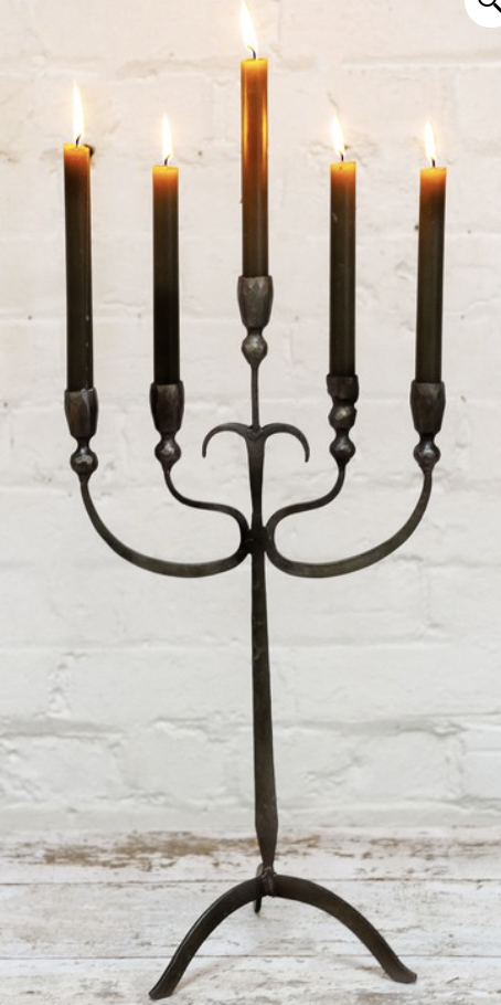 Hand Forged Iron Candelabra