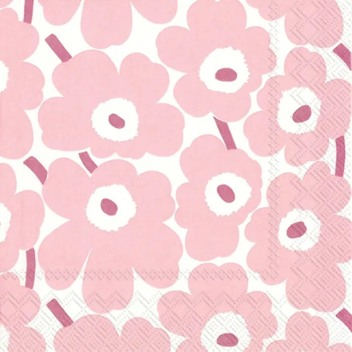 Marimekko Unikko Light Rose Napkin