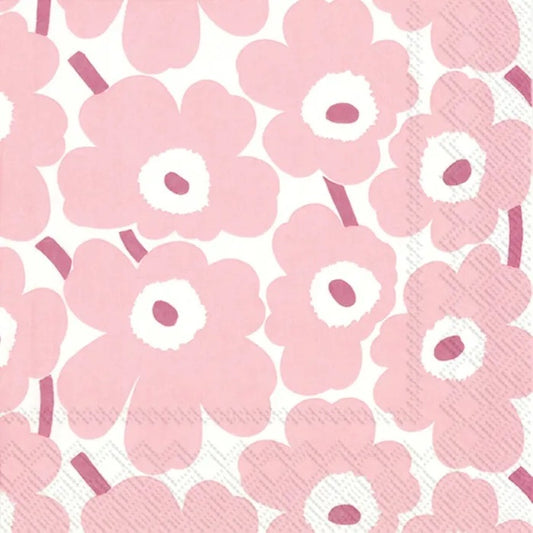 Marimekko Unikko Light Rose Napkin