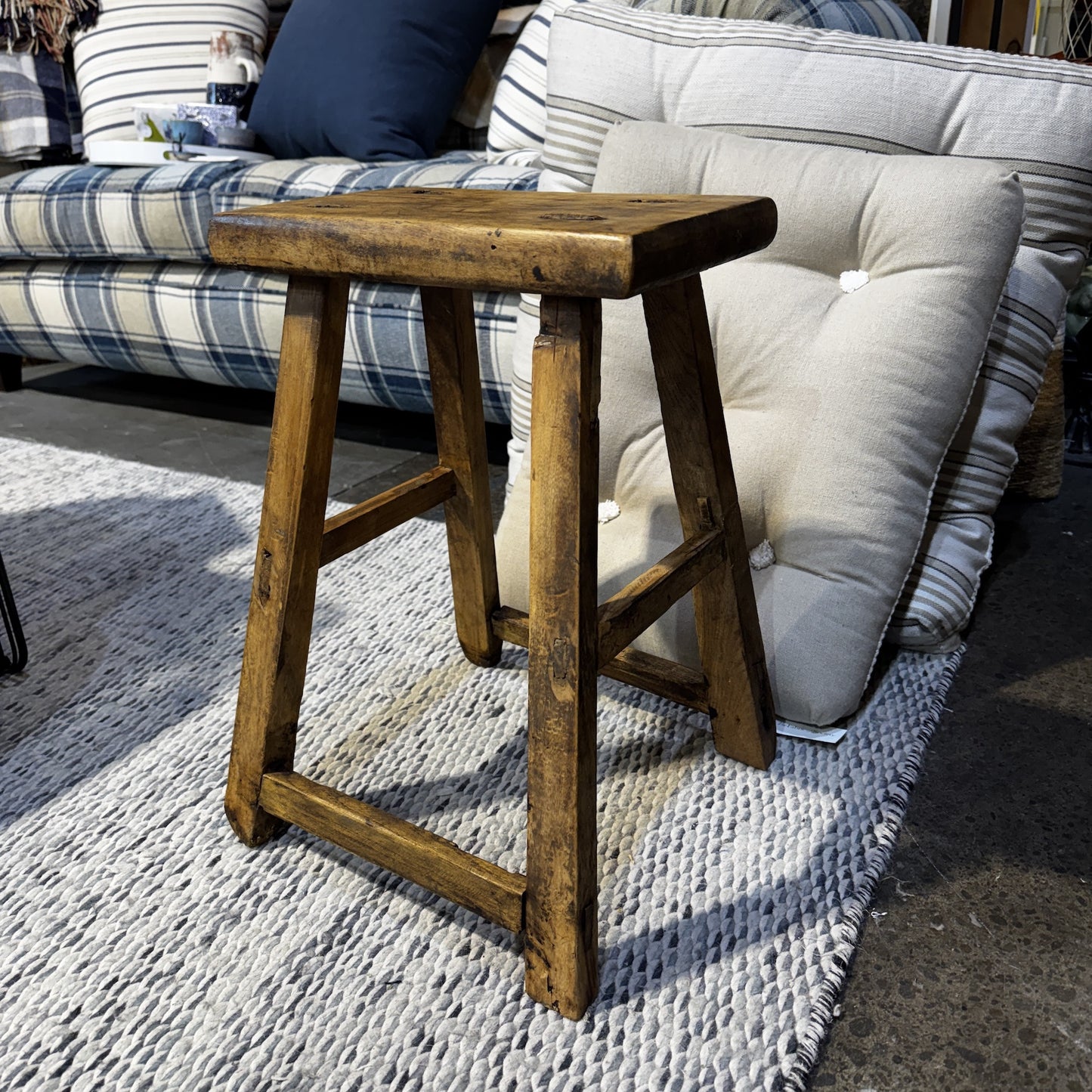 Antique Wooden Stool