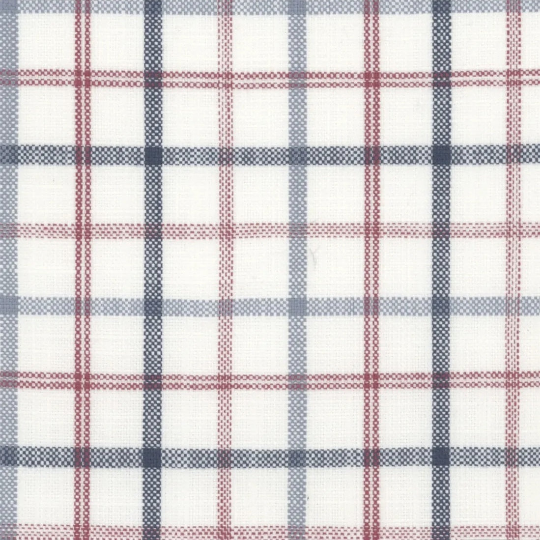 Banks White Check Fabric