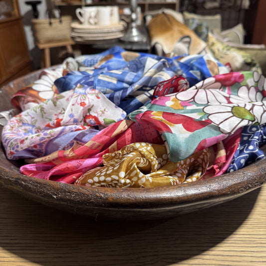 100% Silk Bicycle Scarf