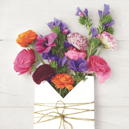 Blooming Letter Napkins