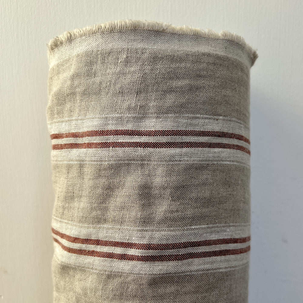 Breton Stripe Brick Fabric