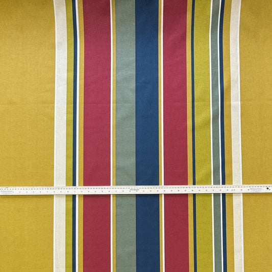 Campbelltown Stripe Mustard Fabric