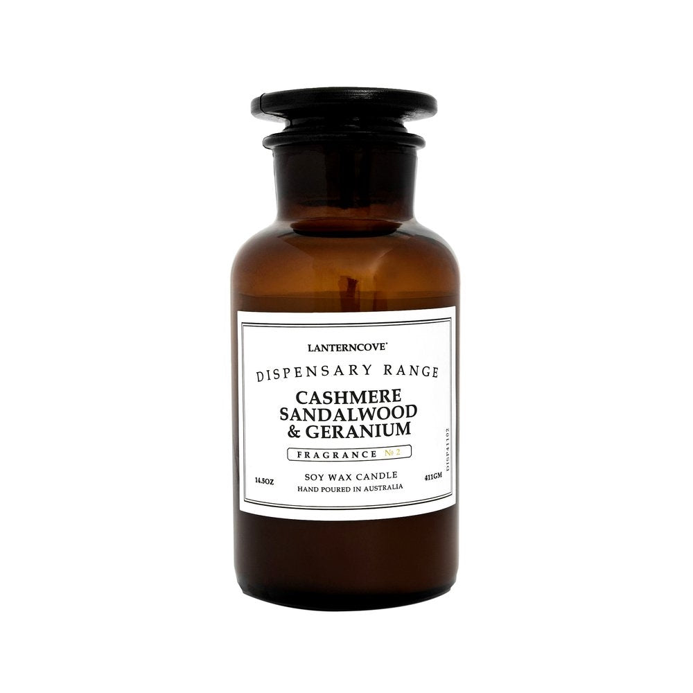 Cashmere Sandalwood & Geranium Candle