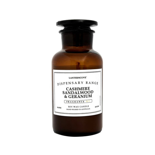 Cashmere Sandalwood & Geranium Candle