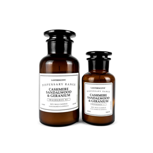 Cashmere Sandalwood & Geranium Candle