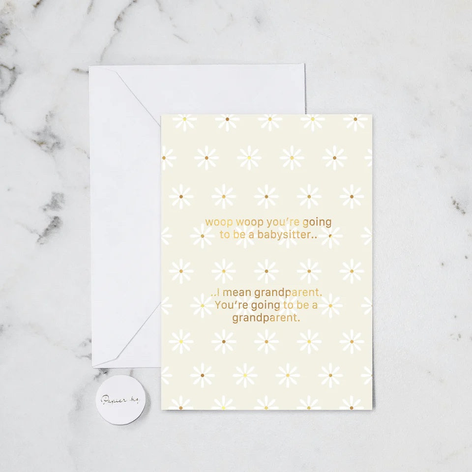 Daisy Grandparent Card