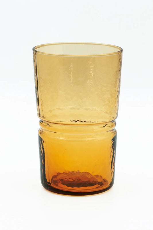 Drinking Glass Amber - Set 4