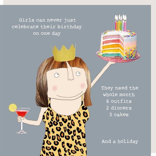 Girl's Birthday Card