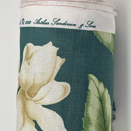 Grandiflora Teal Fabric