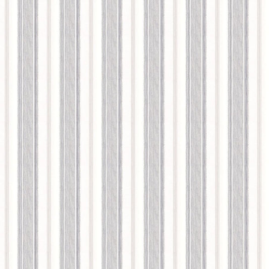 Heacham Stripe Silver Fabric