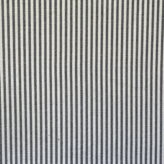 Mario Stripe Anthracite Fabric