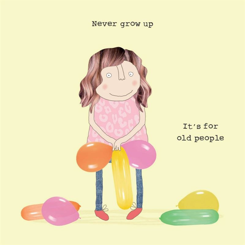 Never Grow Up Card