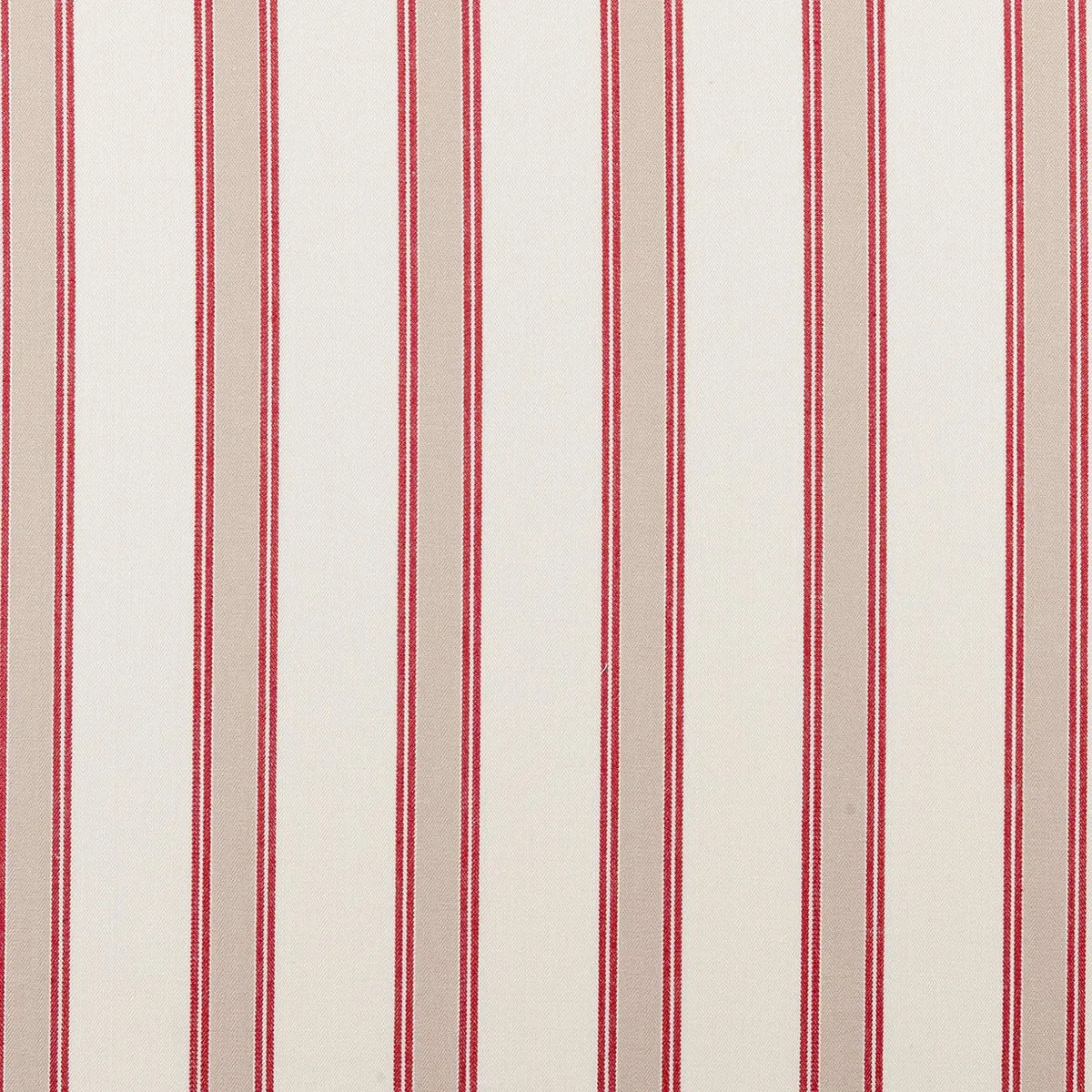 Omarama Stripe Red Fabric